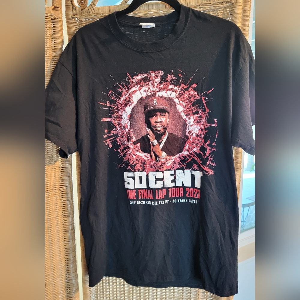 Black 50 Cent Tour T-Shirt